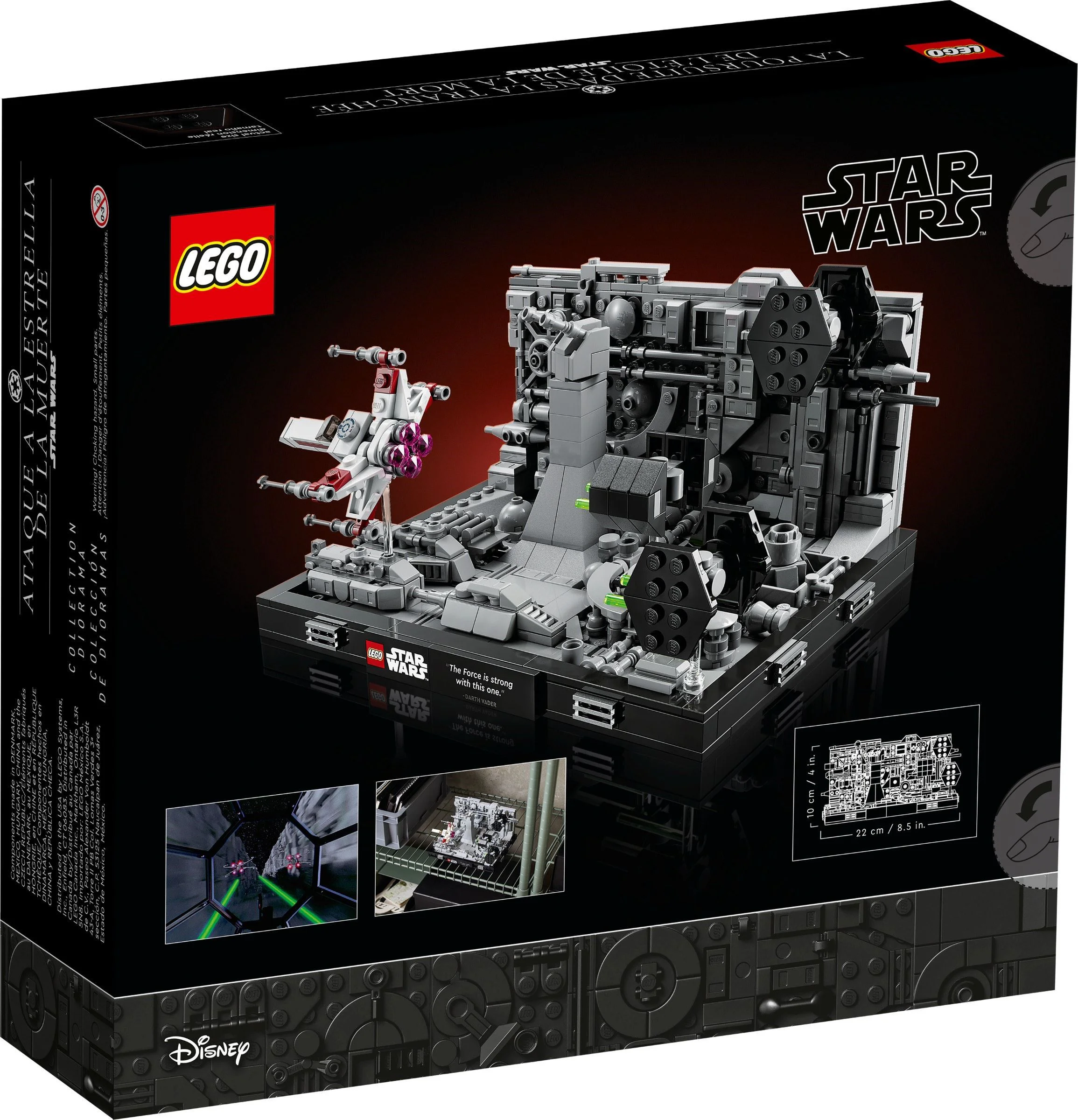 The Death Star Trench is a 3D model 乐高 LEGO 75329 image 3