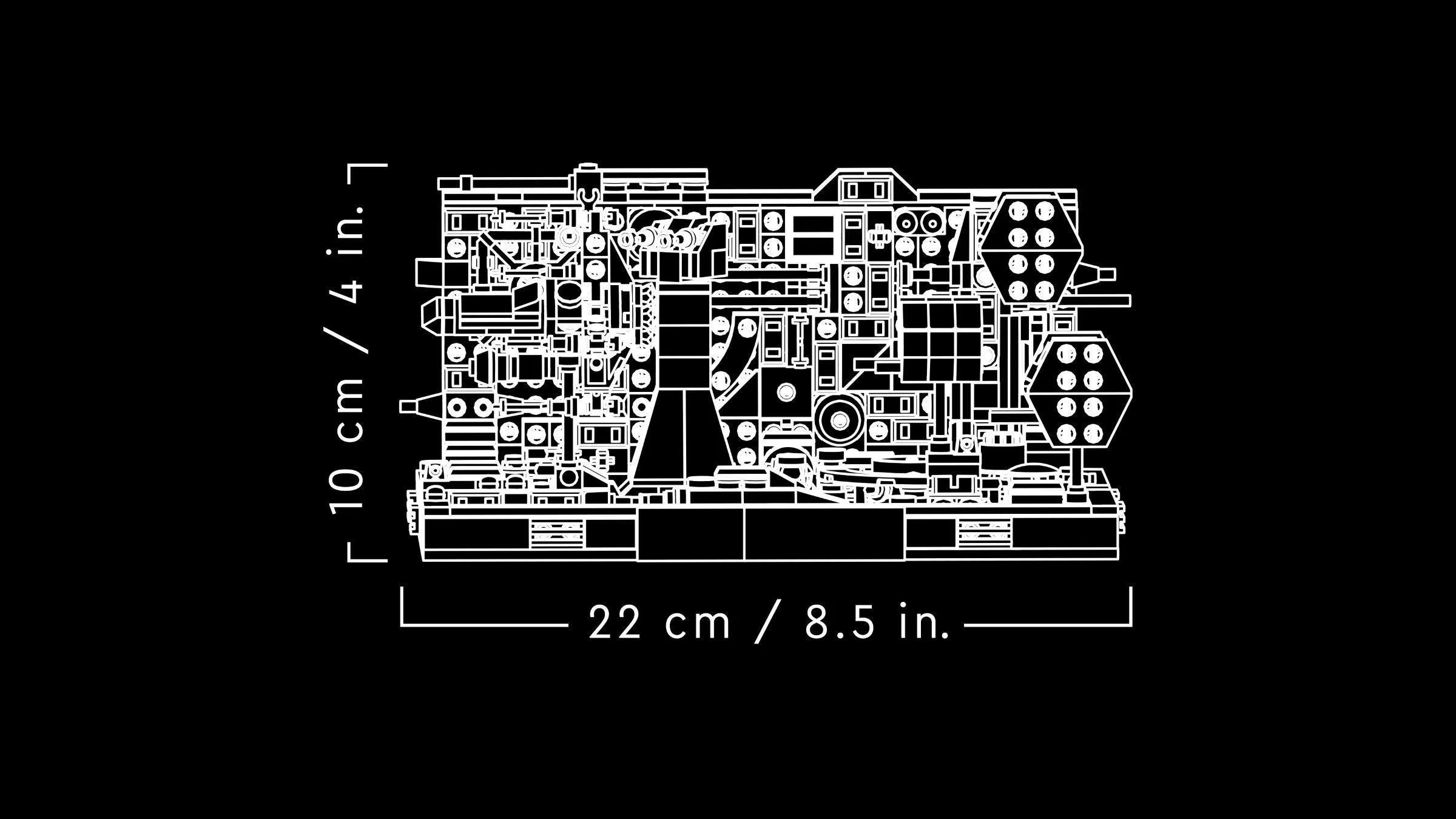 The Death Star Trench is a 3D model 乐高 LEGO 75329 image 6