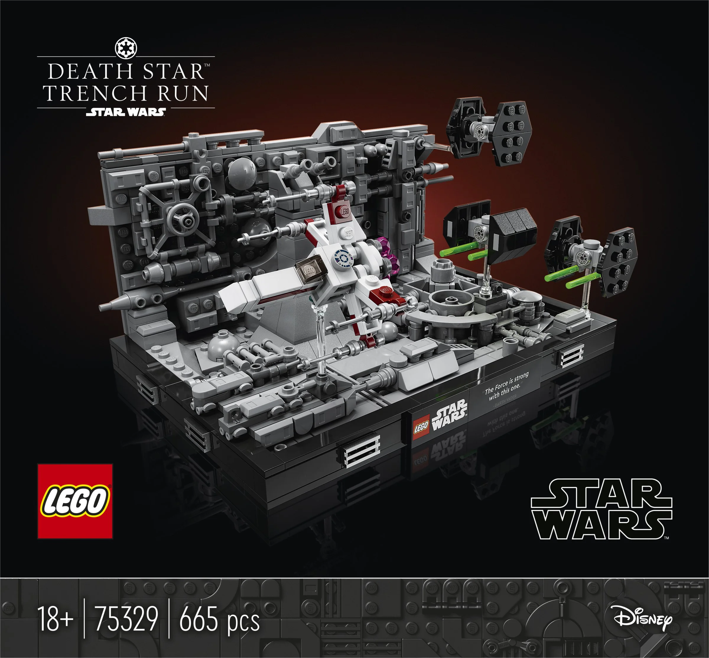 The Death Star Trench is a 3D model 乐高 LEGO 75329 image 7