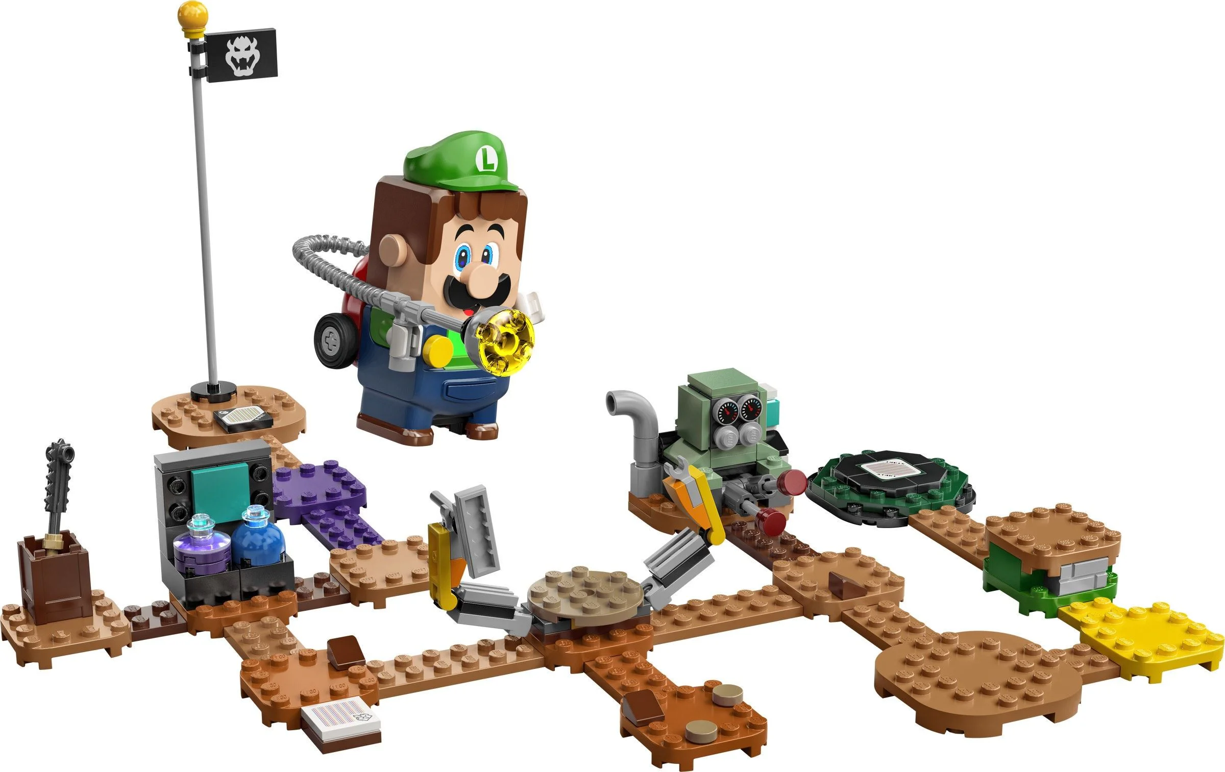 Luigi House Laboratory and Poltergust Extension Suite 乐高 LEGO 71397 image 5