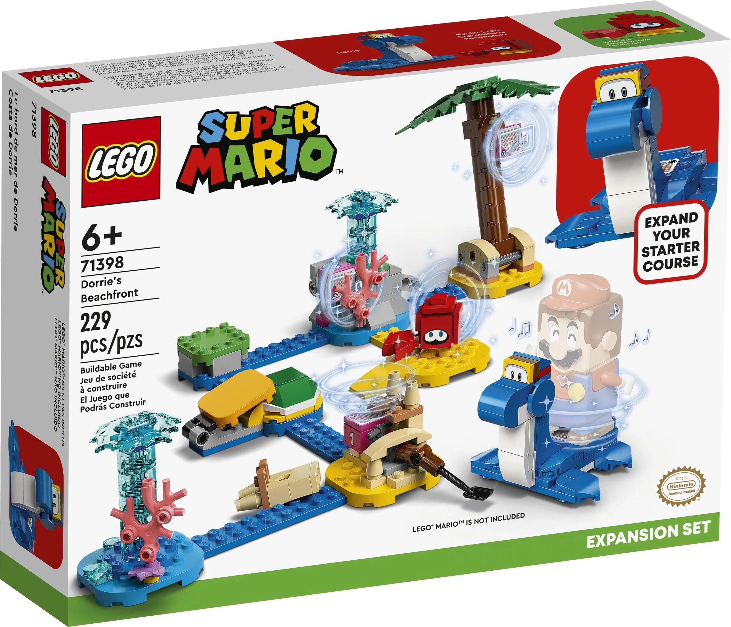 Super Mario: Sea Dragon's Beach Extension Pass 乐高 LEGO 71398 image 2