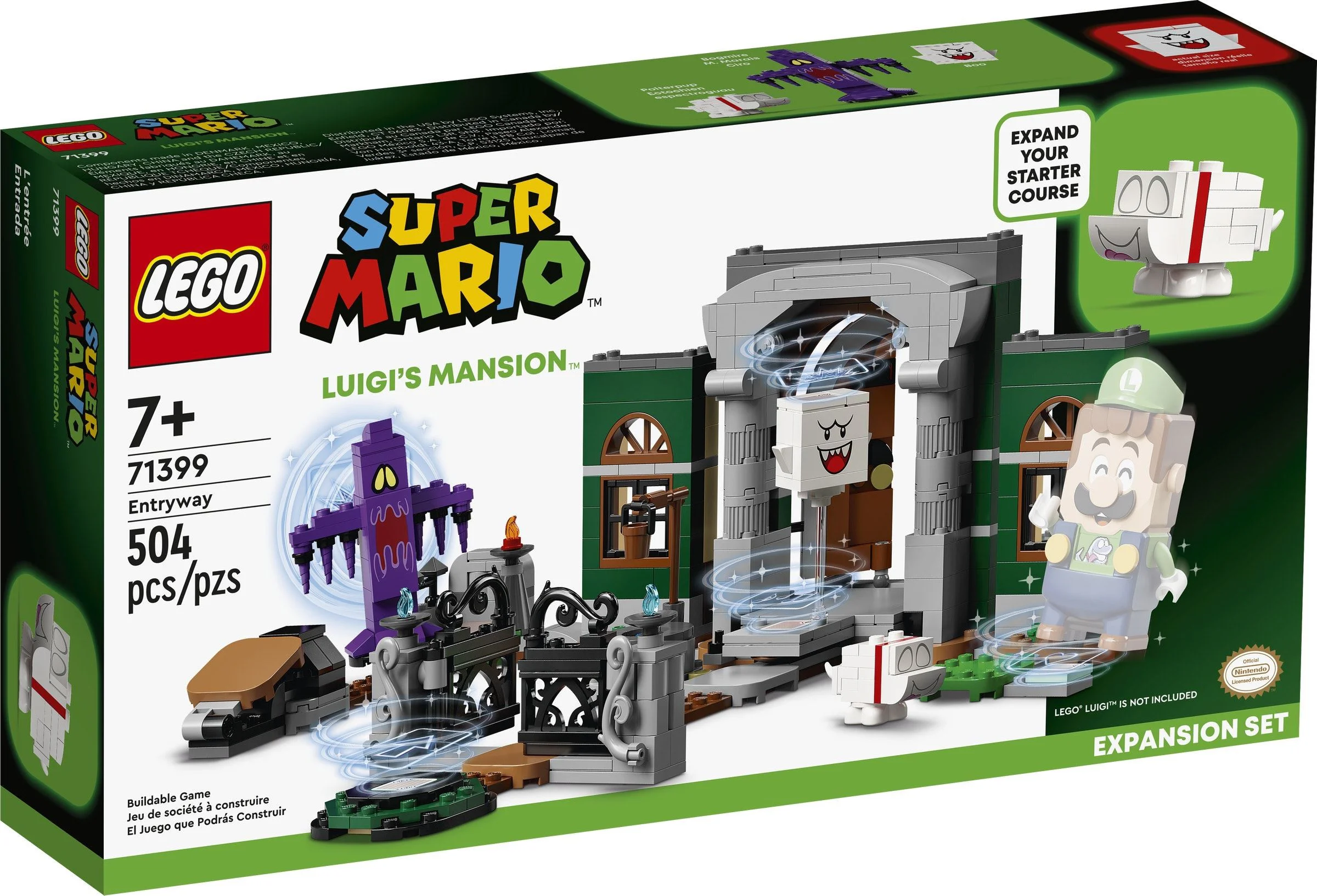 Extension of the Luigi House entrance 乐高 LEGO 71399 image 1