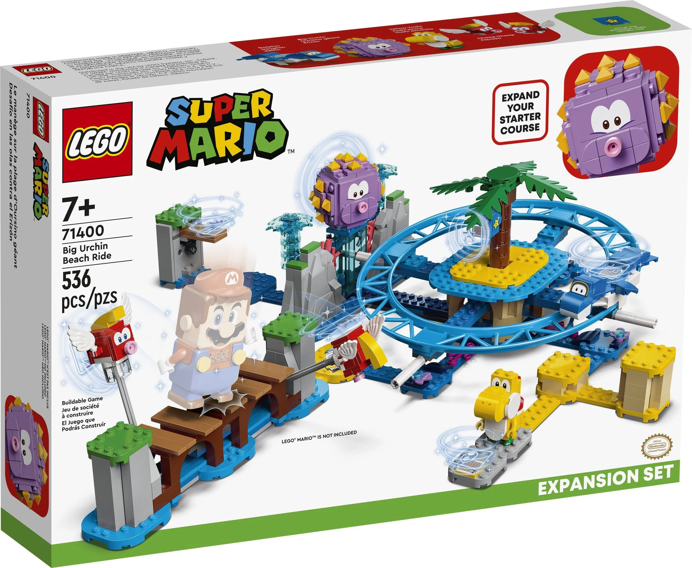Super Mario: The Sea Courage Surf Extension 乐高 LEGO 71400 image 2