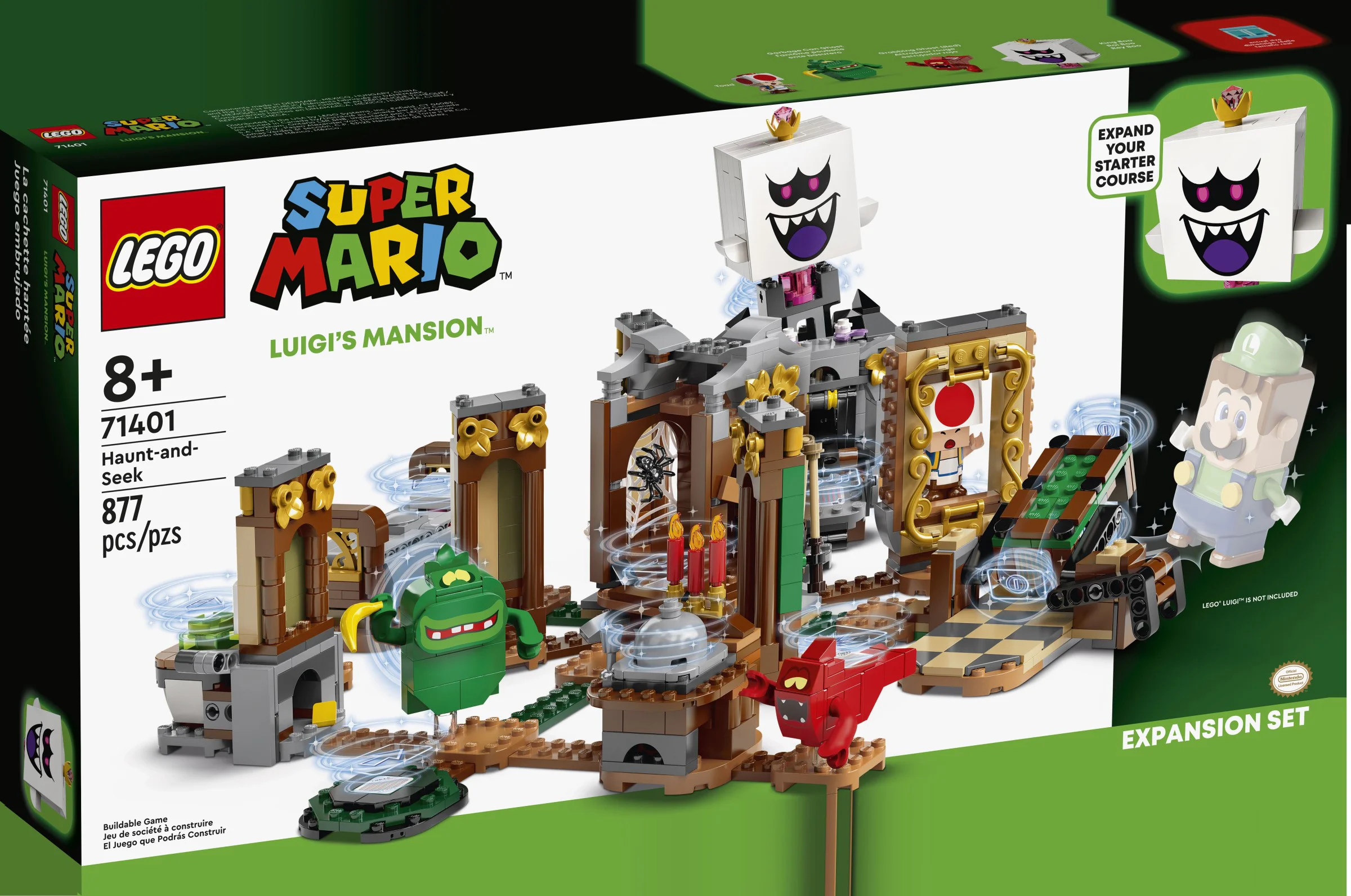 The ghost of the Luigi House has an extended suit 乐高 LEGO 71401 image 1