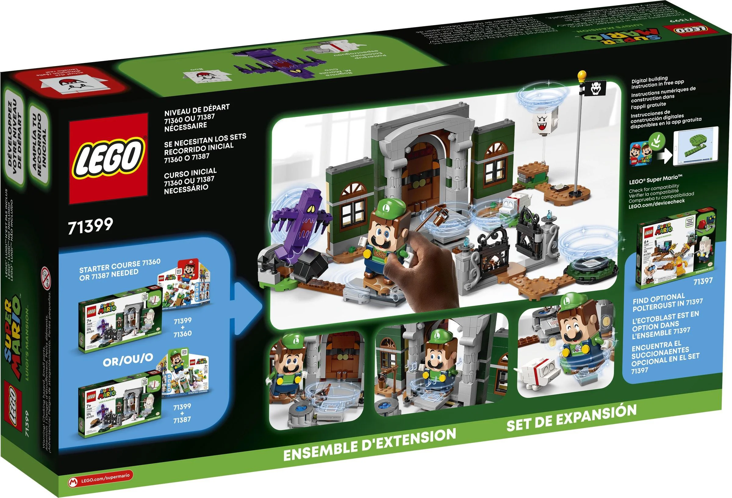 Extension of the Luigi House entrance 乐高 LEGO 71399 image 7