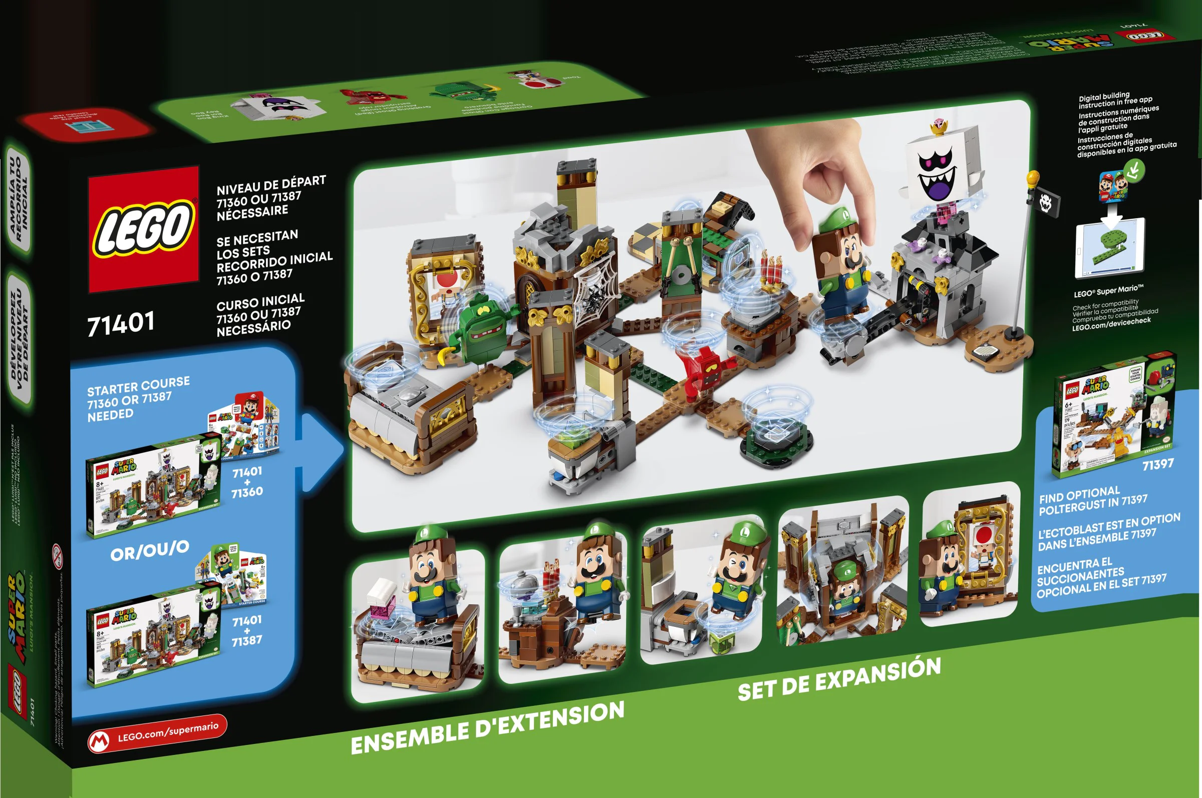 The ghost of the Luigi House has an extended suit 乐高 LEGO 71401 image 6