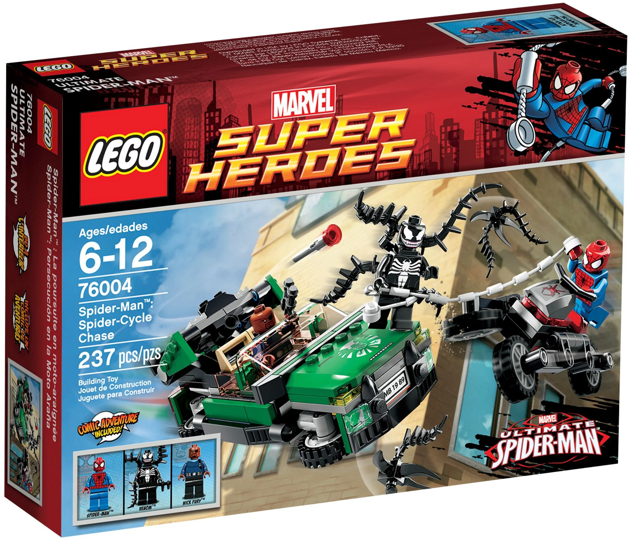 Spider-Man: Spider-Cycle High-Speed Chase 07006 image 1
