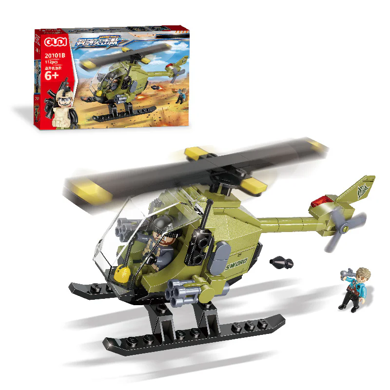 Elite Squad of Sharp Swords 4: Highway Ambush, Helicopter Ambush, Pursue the Enemy Car, Rush to Capture 古迪 GUDI 20101A image 7