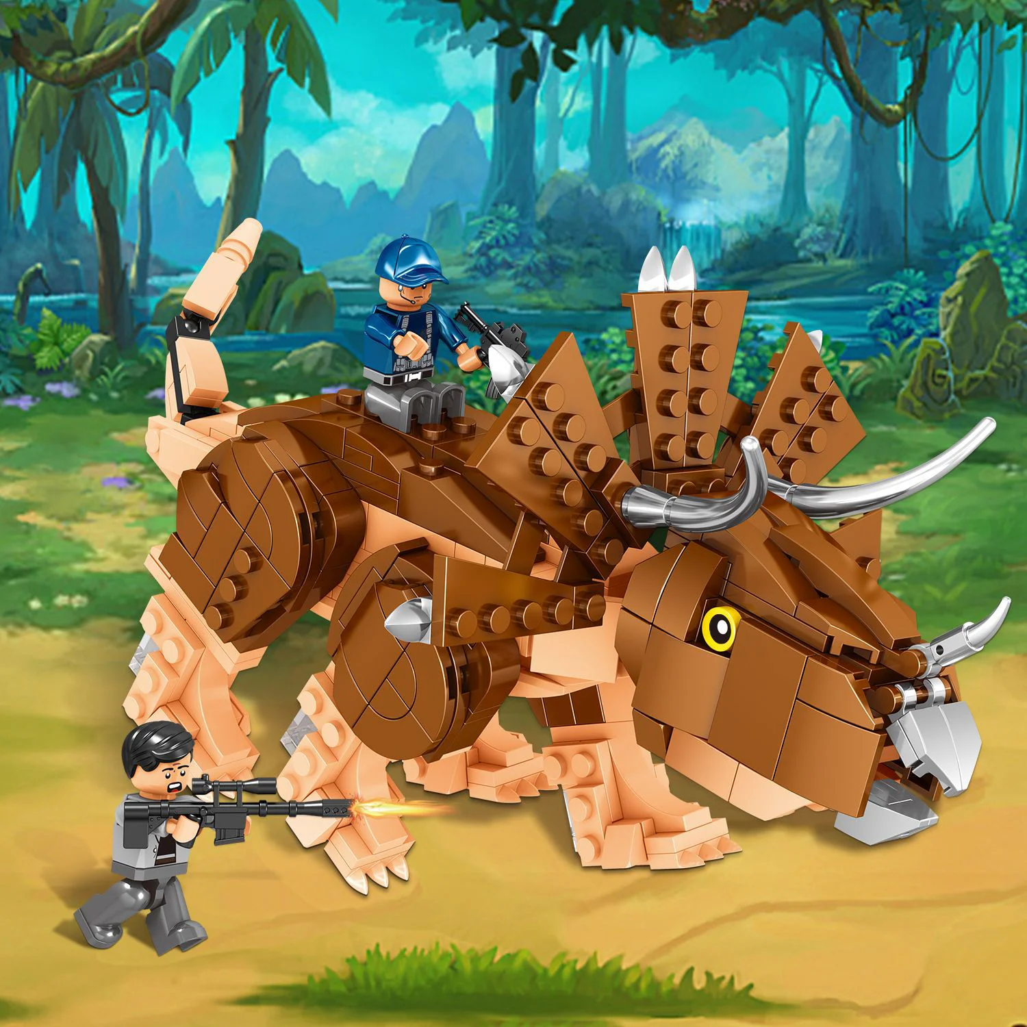 Dinosaur attack: tame the triangle 哲高 ZHEGAO QL1735