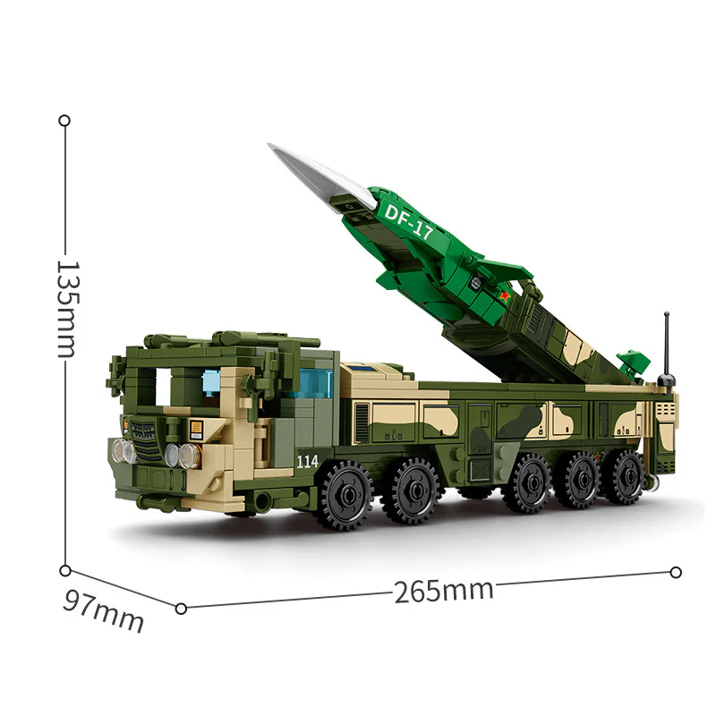 East Wind-17 ballistic missile vehicle, combination 8 Mine-protected armoured vehicles, armed assault vehicles, field Land Cruiser vehicles, field tankers, armed Land Cruisers, military transport vehicles, field mines vehicles, wheeled infantry combat vehicles 森宝 SEMBO 105357 image 7