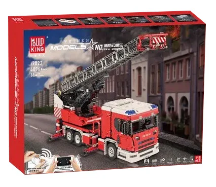 Fire Engine Ladder Truck MOC-60361 image 2