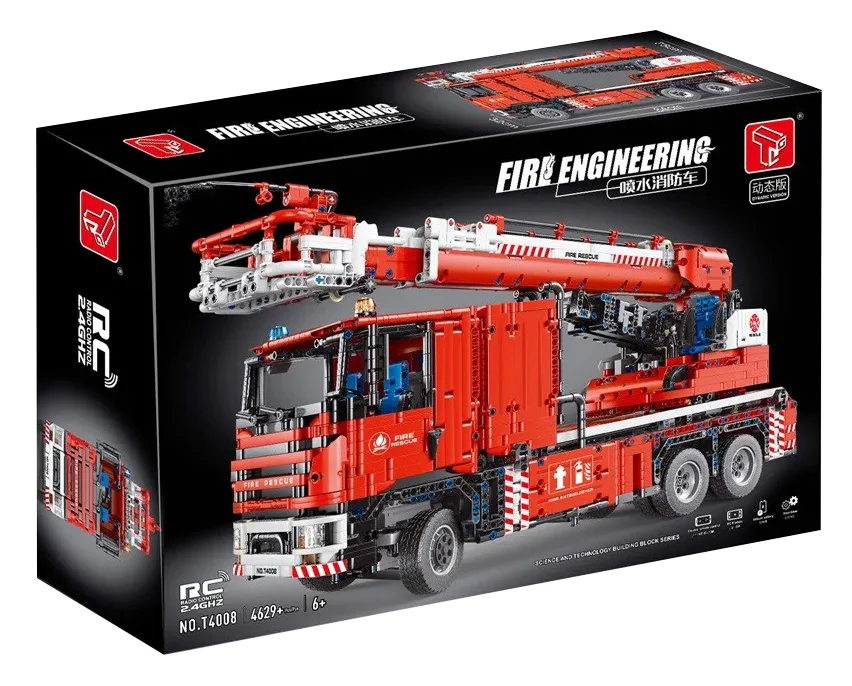 Water spray fire truck 1:10 泰高乐 T4008 image 1