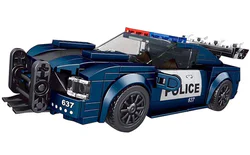 Woostar model: roadblock police car