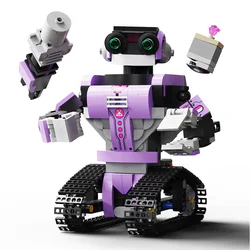 Purple remote programming robot