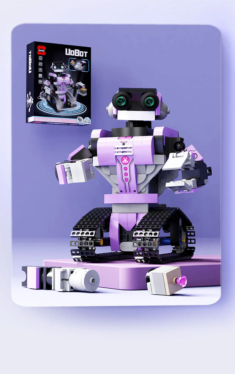Purple remote programming robot 悦创 HAPPYBUILD/信宇科技 PG-13012 image 1