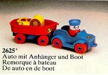 Car with Boat and Trailer 乐高 LEGO 2625 image 1