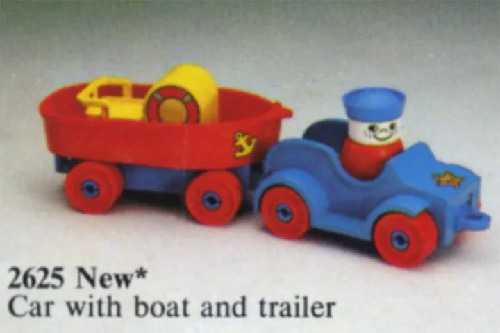 Car with Boat and Trailer 乐高 LEGO 2625 image 3