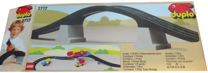 Railway bridge 乐高 LEGO 2717 image 2