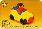 Yellow small car LEGO 2610 image 1