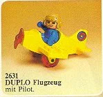 Acrobatic Pilot and Airplane 乐高 LEGO 2631 image 1