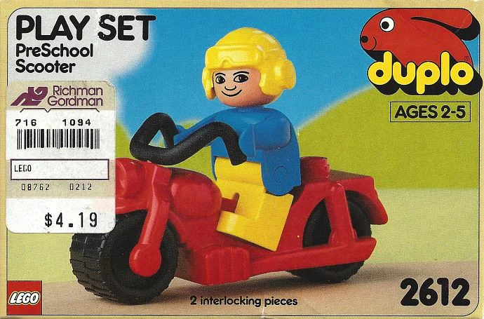 Motorcycle Rider 乐高 LEGO 2612 image 1