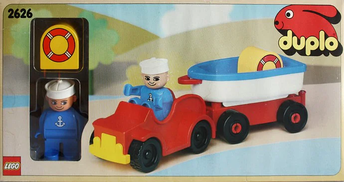 Caravan and Yacht Holiday Trailer 乐高 LEGO 2626 image 1