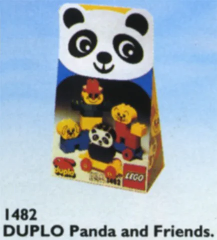 Panda and its friends 乐高 LEGO 1482 image 1