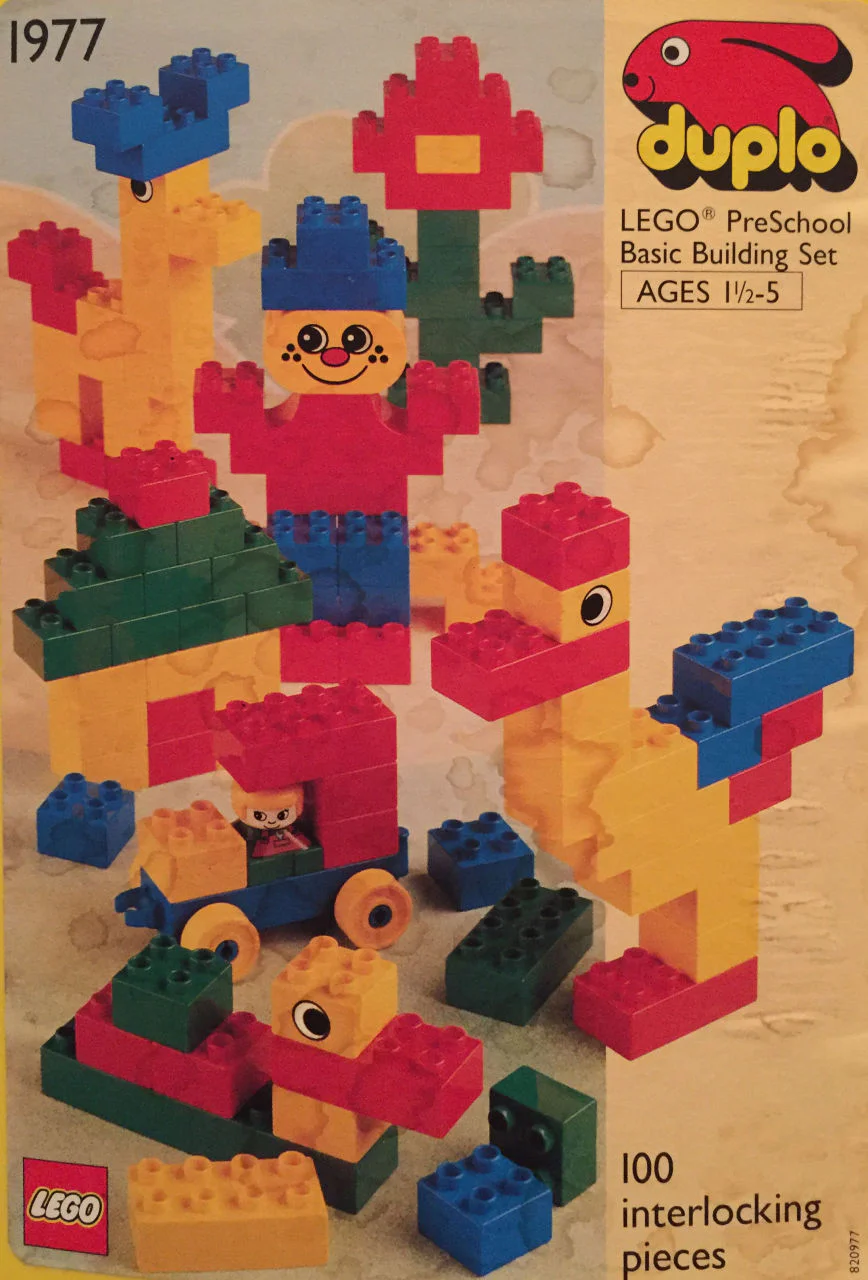 Early Learning Block Set (Extra Large) 乐高 LEGO 1977-2