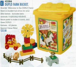 Farm stacking barrels.