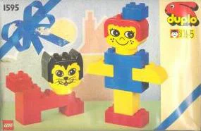 Girl and kitten 乐高 LEGO 1595