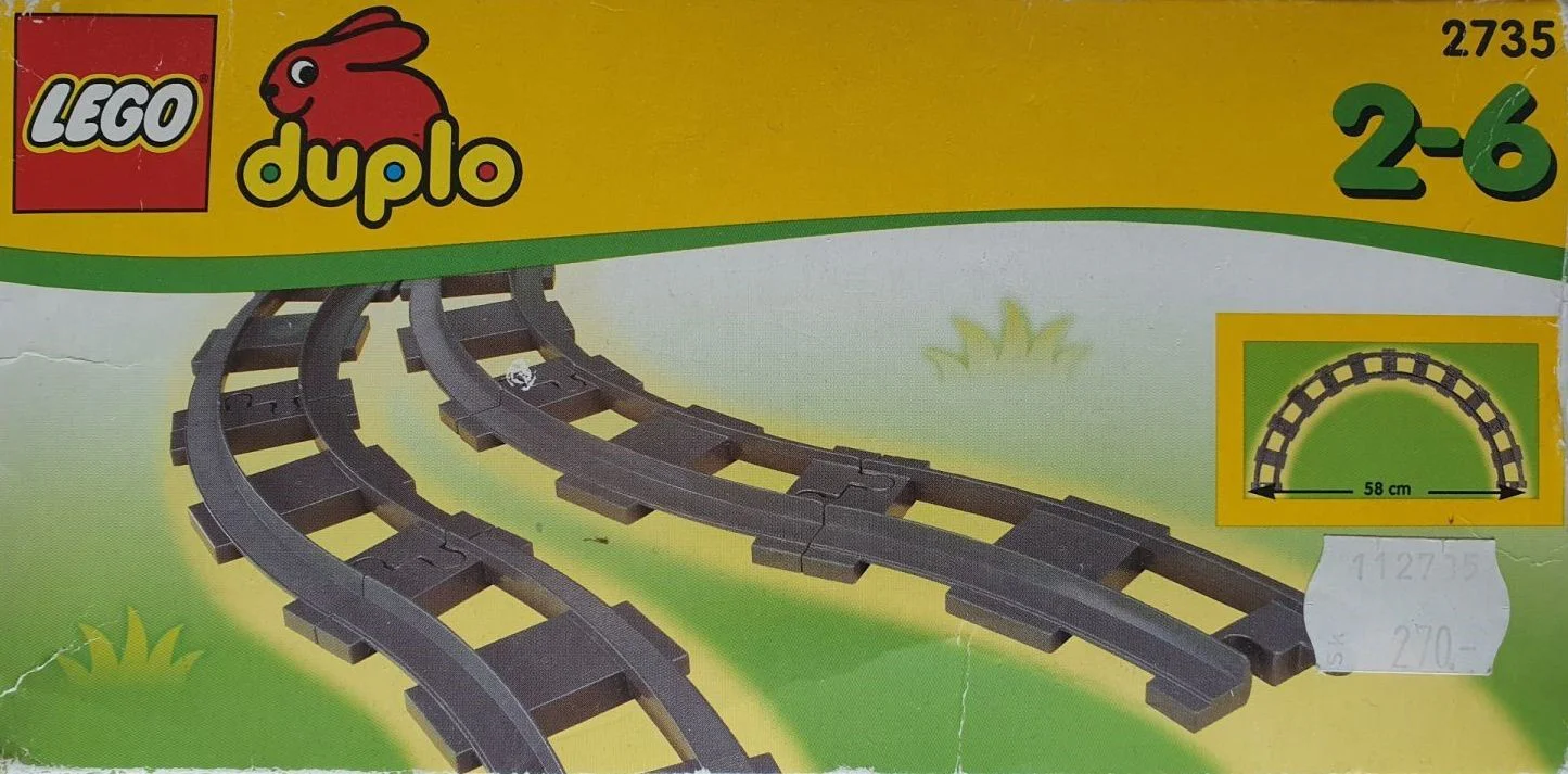 Curved Track (Curved Railways) 乐高 LEGO 2735 image 1
