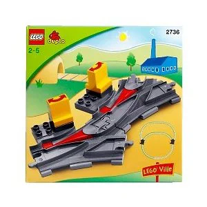 Train track intersection 乐高 LEGO 2736 image 1