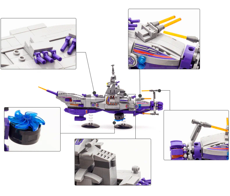 Scattered series: Star Wars, Star Terminator, 8 and 1 启蒙 QMAN/ENLIGHTEN/Keeppley 1402-2 image 11