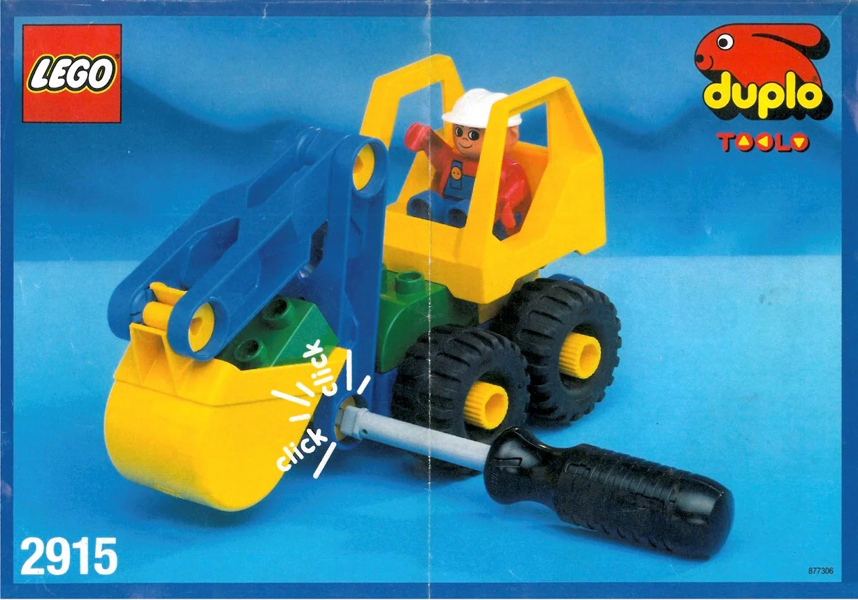 Mini excavator 乐高 LEGO 2915 image 1