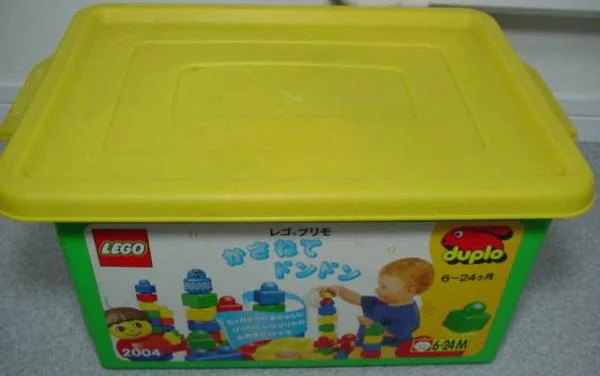 Box of puzzle pieces 乐高 LEGO 2004