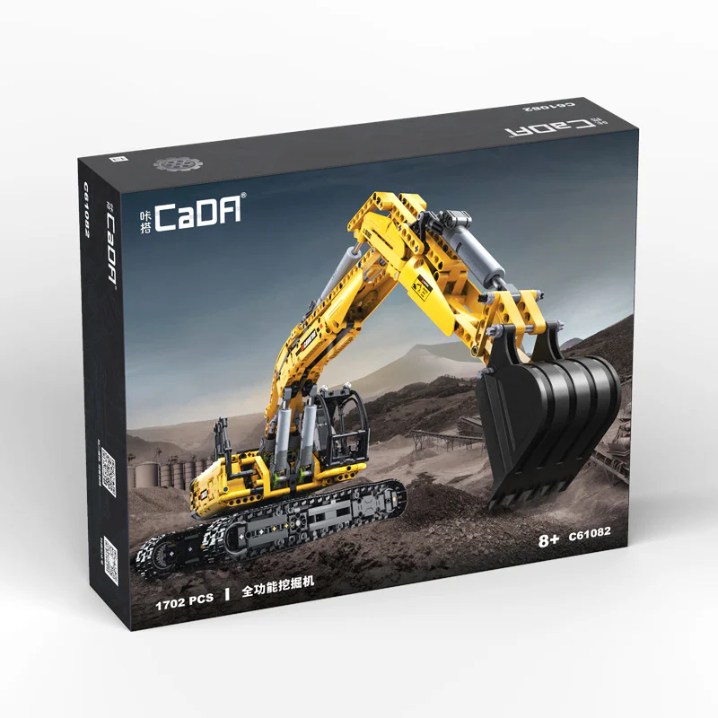Full-purpose excavator 1:20 咔搭 CaDA/双鹰 DoubleE C61082 image 4