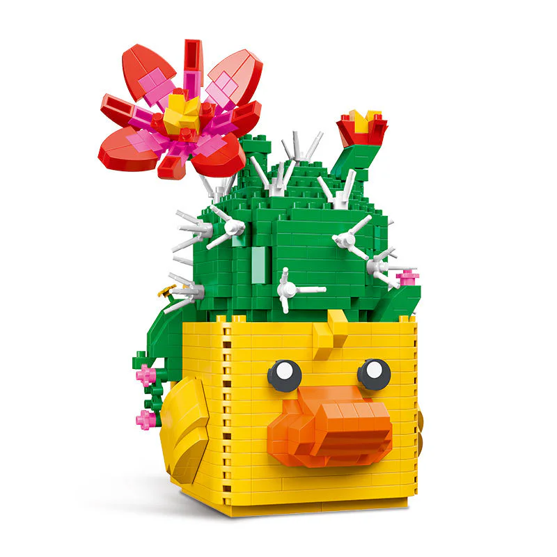 Mushroom Botanical Garden: Golden Duck's Ruby Orchid 魔域积木 MOYUBLOCK MY97007