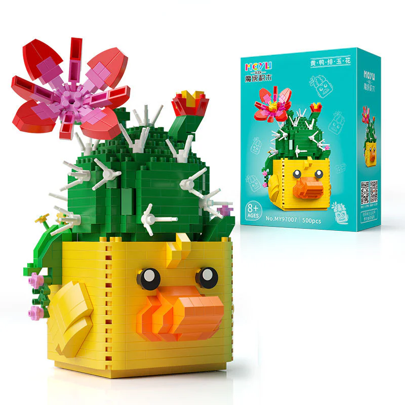 Mushroom Botanical Garden: Golden Duck's Ruby Orchid 魔域积木 MOYUBLOCK MY97007 image 1