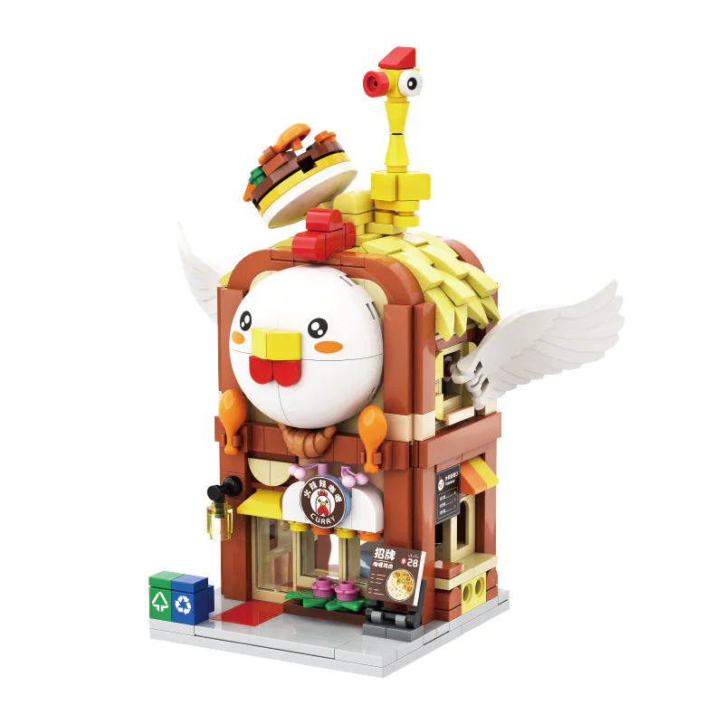 Spicy Little Shop: Fiery Curry 拼奇积木 Pantasy 56001