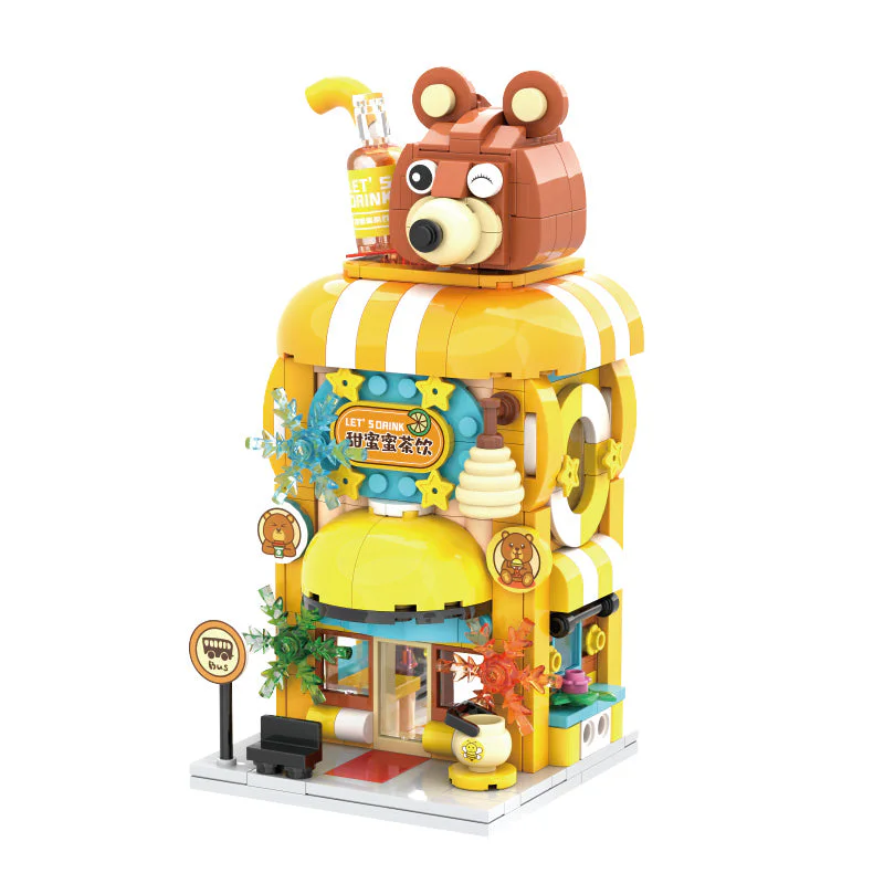 Cozy little shop: Sweet Honey Tea Drink 拼奇积木 Pantasy 56003