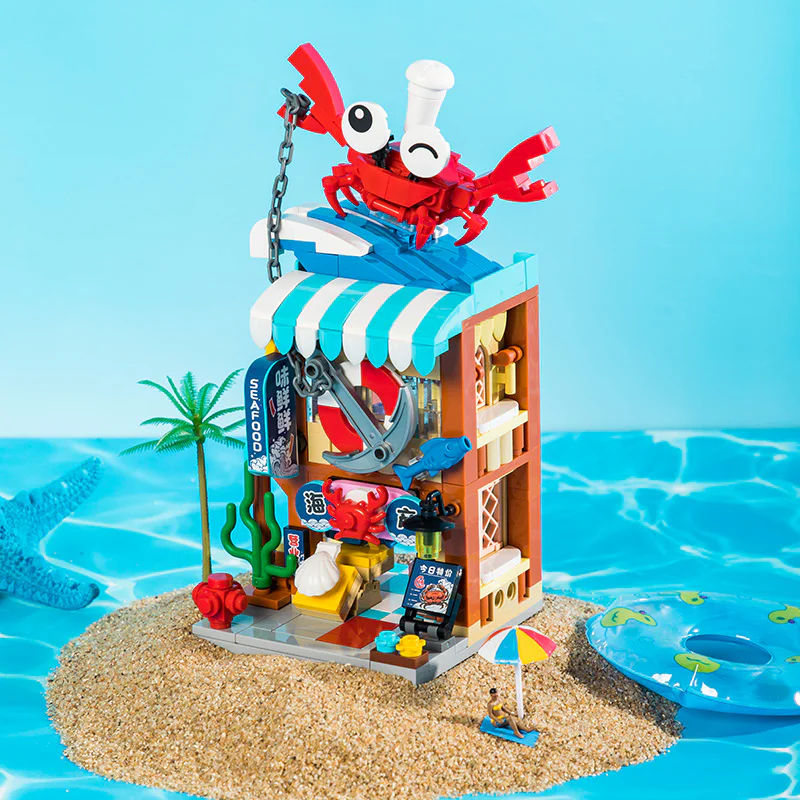 "Tiny Shop: Freshly Sourced Seafood Delicacies" 拼奇积木 Pantasy 56002 image 1