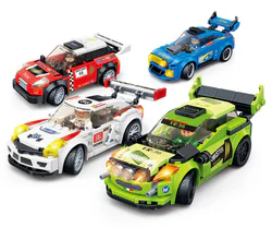 City Racing 4 models: Wind GT racing car, Pursuit GT racing car, Speed GT racing car, Starlight GT racing car.