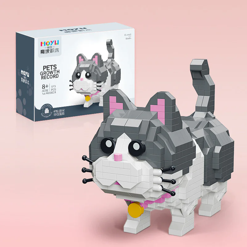 Home-to-home growth: blue cat bells 魔域积木 MOYUBLOCK MY93004 image 1