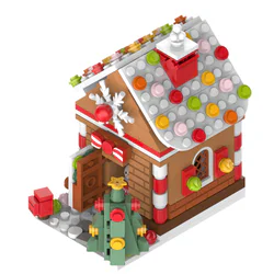Cozy Desk Delight: Christmas Gingerbread House