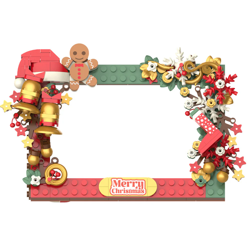 "Desk Stack Happiness: Christmas Frame" 佳奇积木 JAKI JK5107 image 3