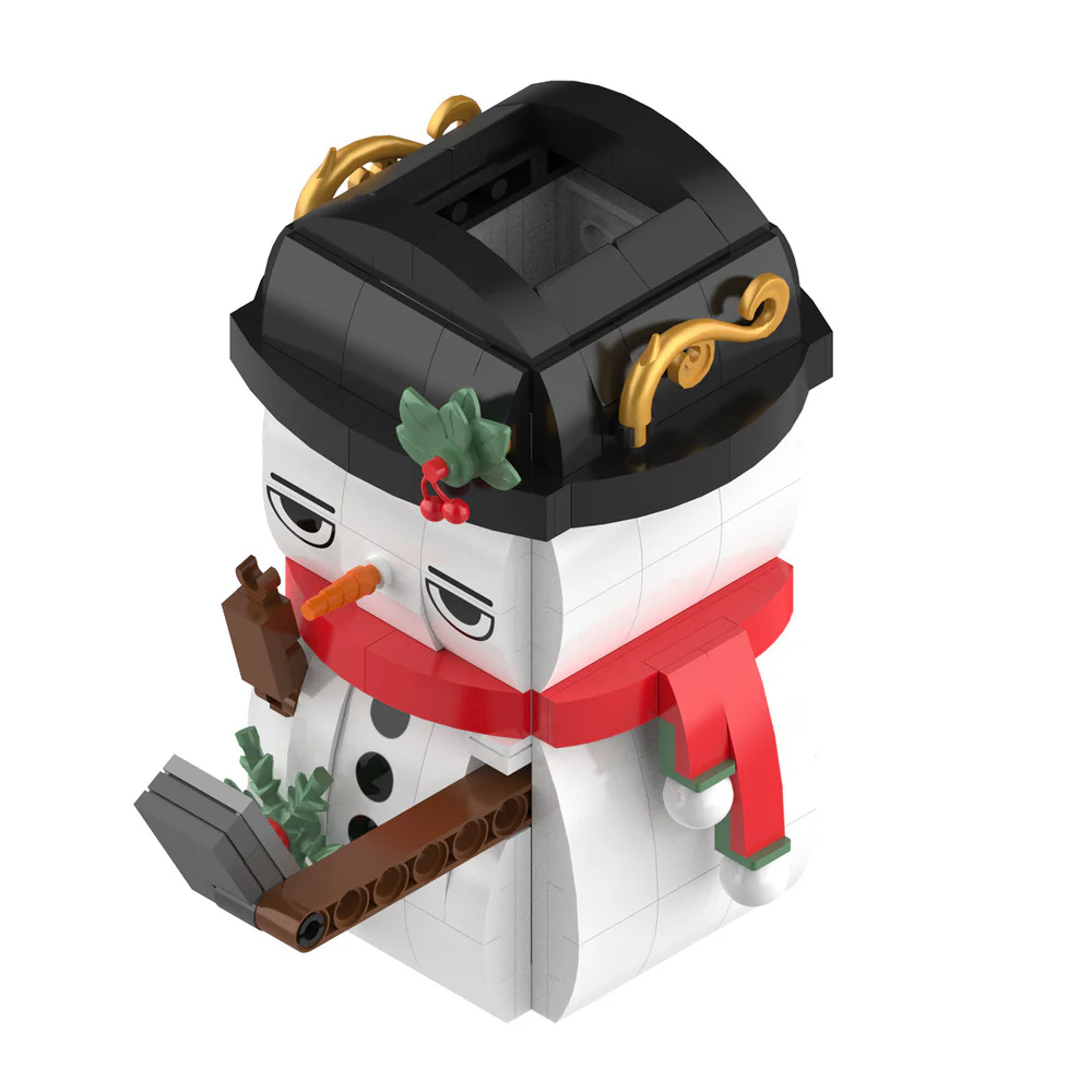Desktop Pyramid: Snowman Pocket 佳奇积木 JAKI JK5110 image 2