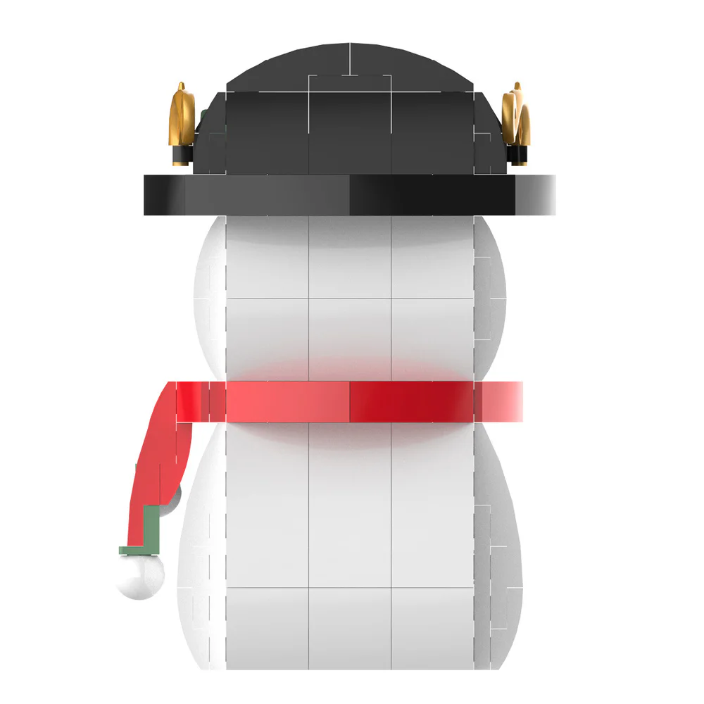 Desktop Pyramid: Snowman Pocket 佳奇积木 JAKI JK5110 image 3