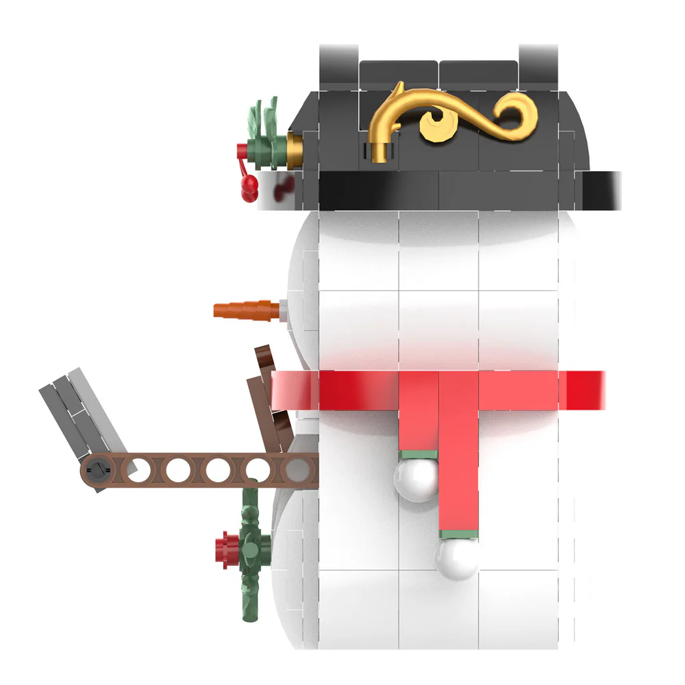 Desktop Pyramid: Snowman Pocket 佳奇积木 JAKI JK5110 image 4