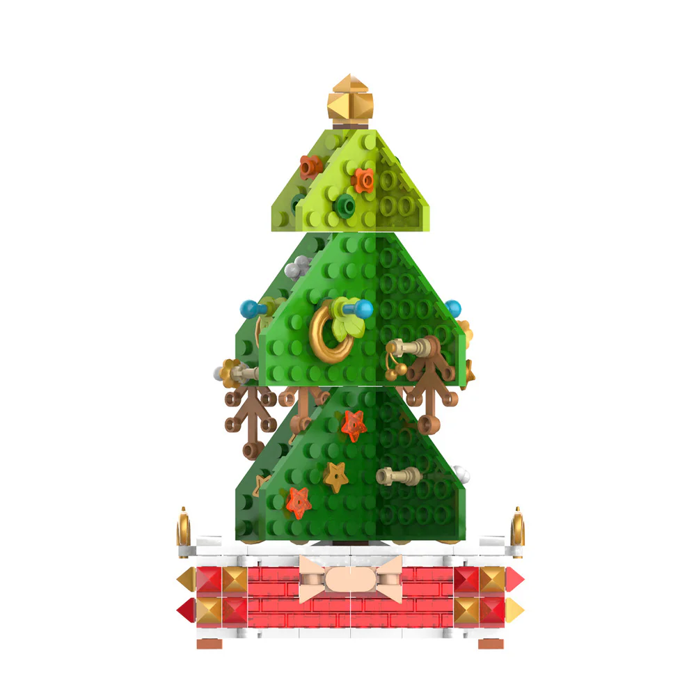 Desktop Pyramid: Christmas tree shelf 佳奇积木 JAKI JK5111 image 2