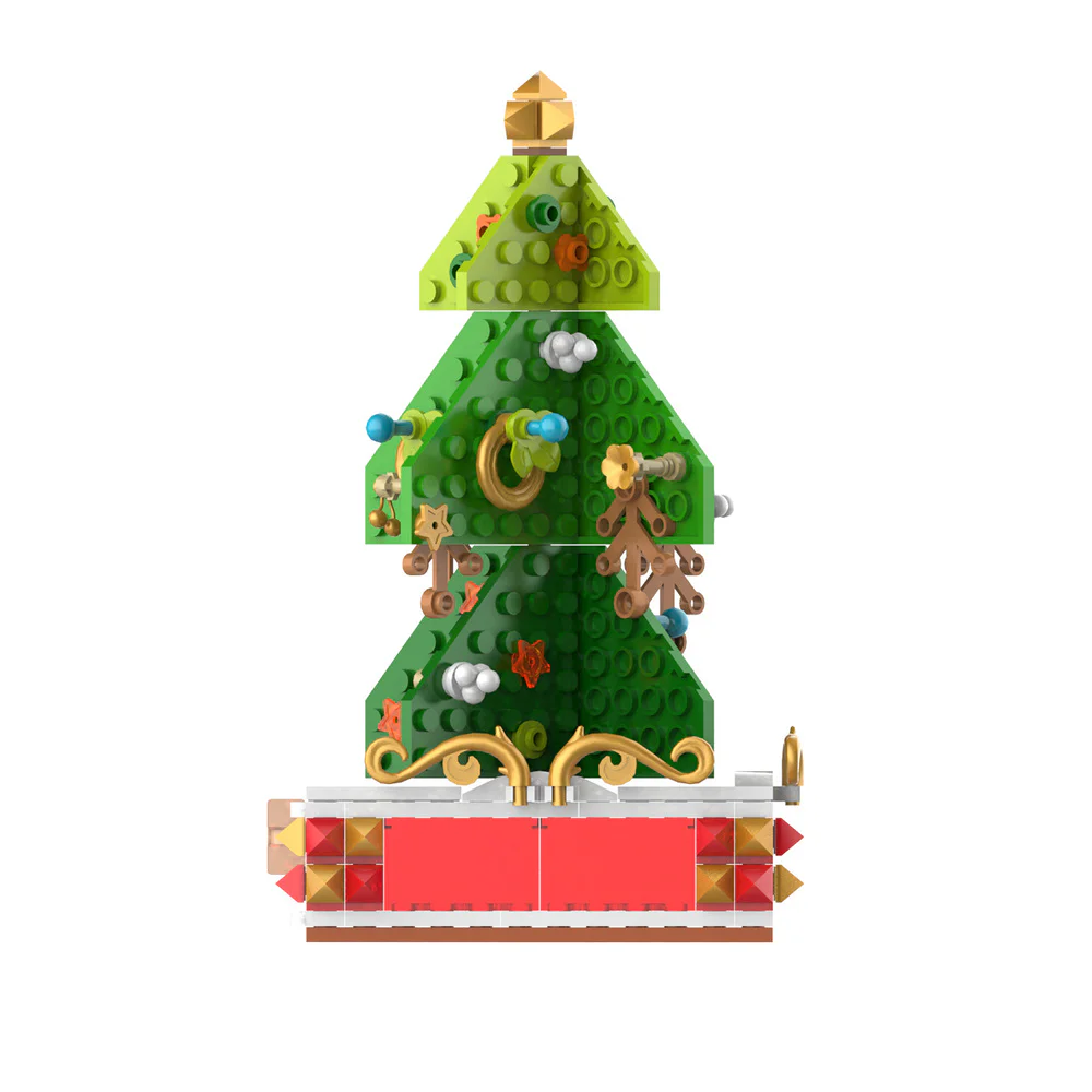 Desktop Pyramid: Christmas tree shelf 佳奇积木 JAKI JK5111 image 3